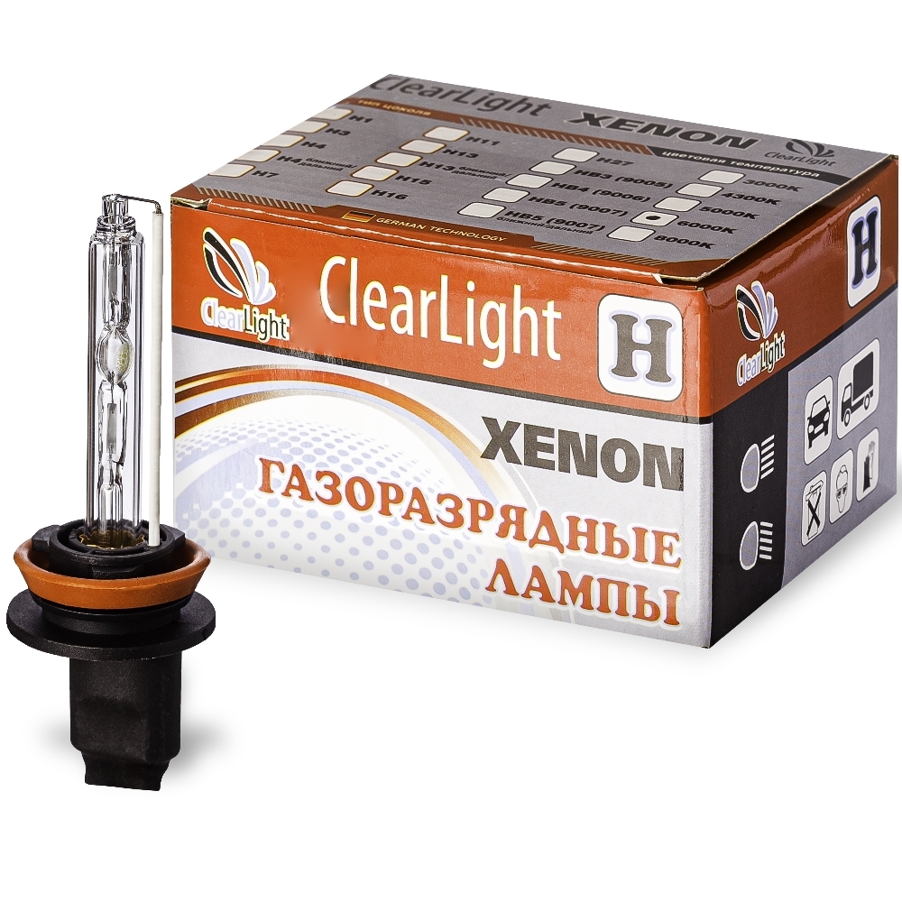 Clearlight Ксеноновая лампа H4 4300K, 1 шт. LCL 00H 443-0LL купить  недорого|продажа с доставкой по России и СНГ |низкие цены, технические  характеристики|купить фары и лампы