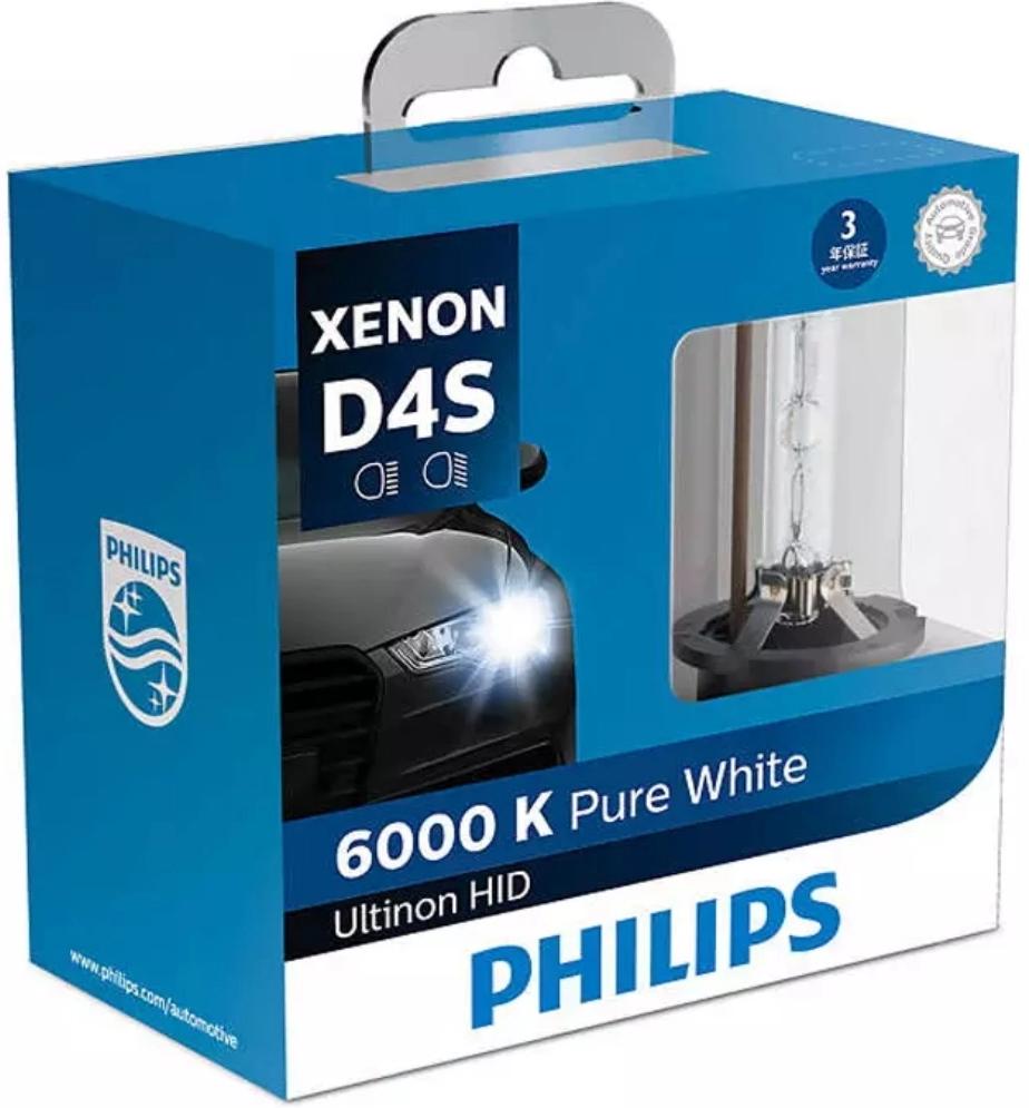 Ксеноновая лампа Philips D4S 35W Ultinon HID 2шт. купить недорого ...